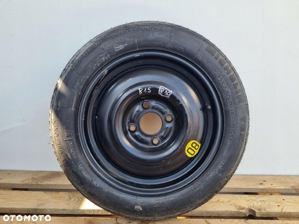 KOŁO DOJAZDOWE Ford Focus mk1 _ dojazdówka 125/80 R15 4x108 2150836 98AB-N - 1
