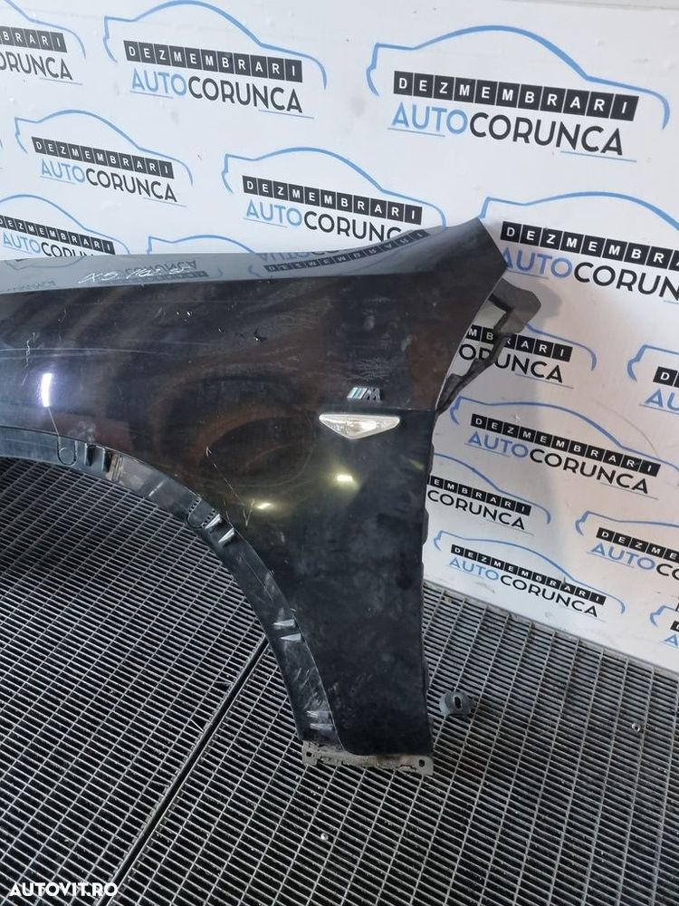 Aripa Stanga Fata BMW X5 E70 2007 - 2010 4 Usi NEGRU (1102) - 2