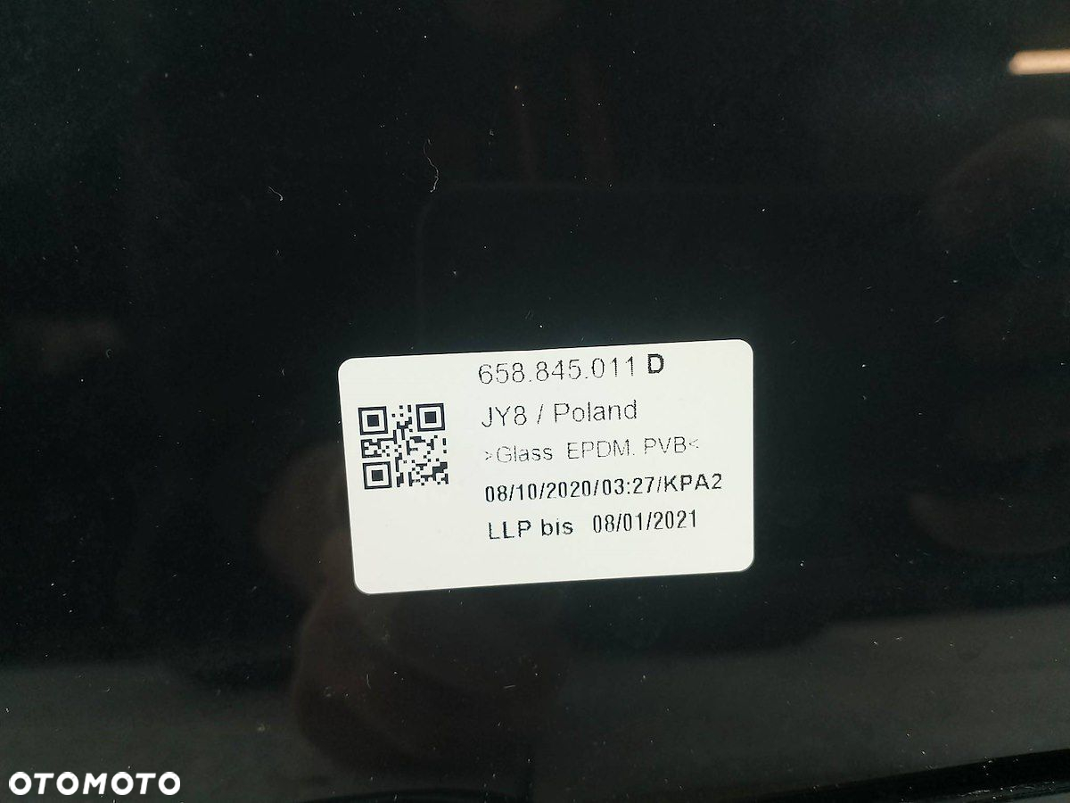 SZYBA CZOŁOWA SKODA KAMIQ ( 2019-2024 ) 658.845.011D  M451 102 AS1 - 2