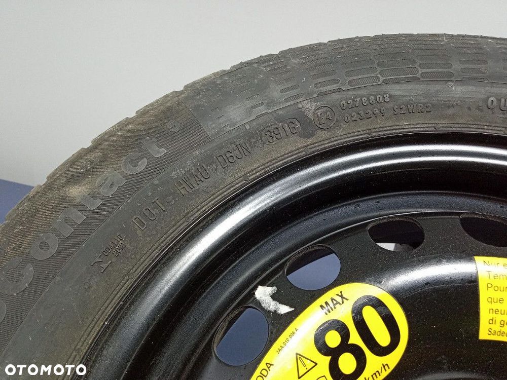 VW UP 16-  KOŁO DOJAZDOWE 4x100 5jx14 ET35 2140930 - 4