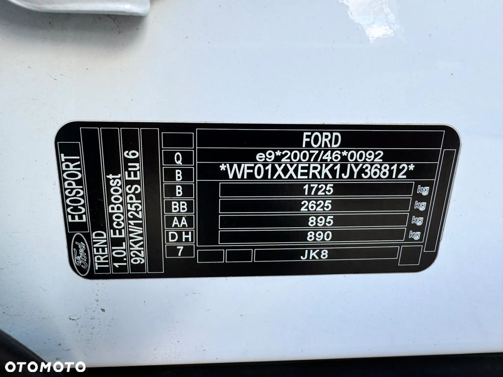 Ford EcoSport 1.0 EcoBoost TREND - 9