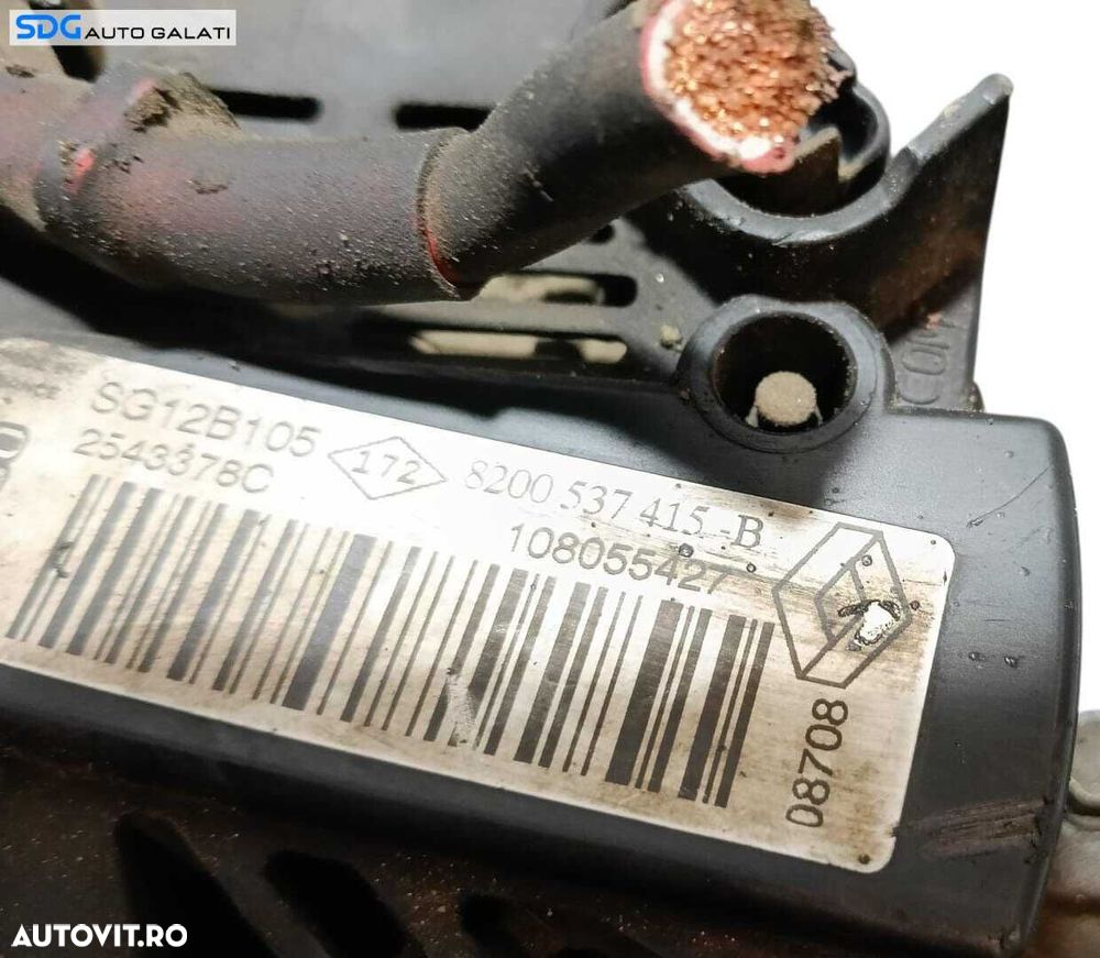Alternator Renault Clio 2 1.5 DCI 1998 - 2012 Cod 8200537415B [M9287] - 5
