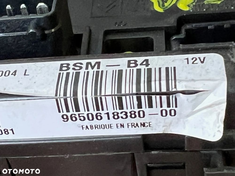 MODUŁ STEROWNIK SKRZYNKA BEZPIECZNIKÓW BSM B4 PEUGEOT CITROEN 9650618380 - 2