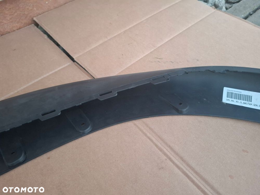 spoiler dokładka porsche taycan 9j oryginał super stan - 11