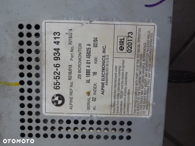 Radio Nawigacja BMW X5 E53 6934413 - 4
