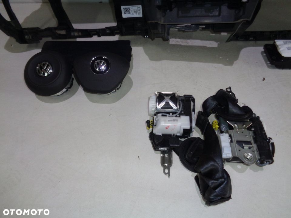 VW GOLF VII 7 DESKA KONSOLA PODUSZKI AIRBAG PASY - 2