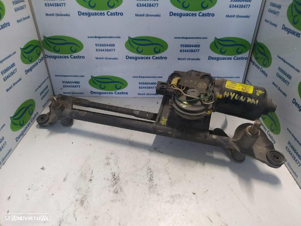 MOTOR LIMPA-VIDROS FRONTAL HYUNDAI GETZ 2002 -981001C100 - 4