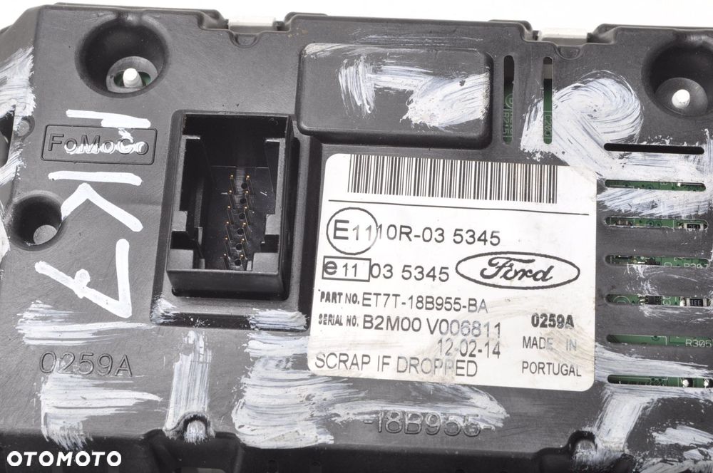 FORD FIESTA MK7 WYŚWIETLACZ RADIA ET7T-18B955-BA - 4