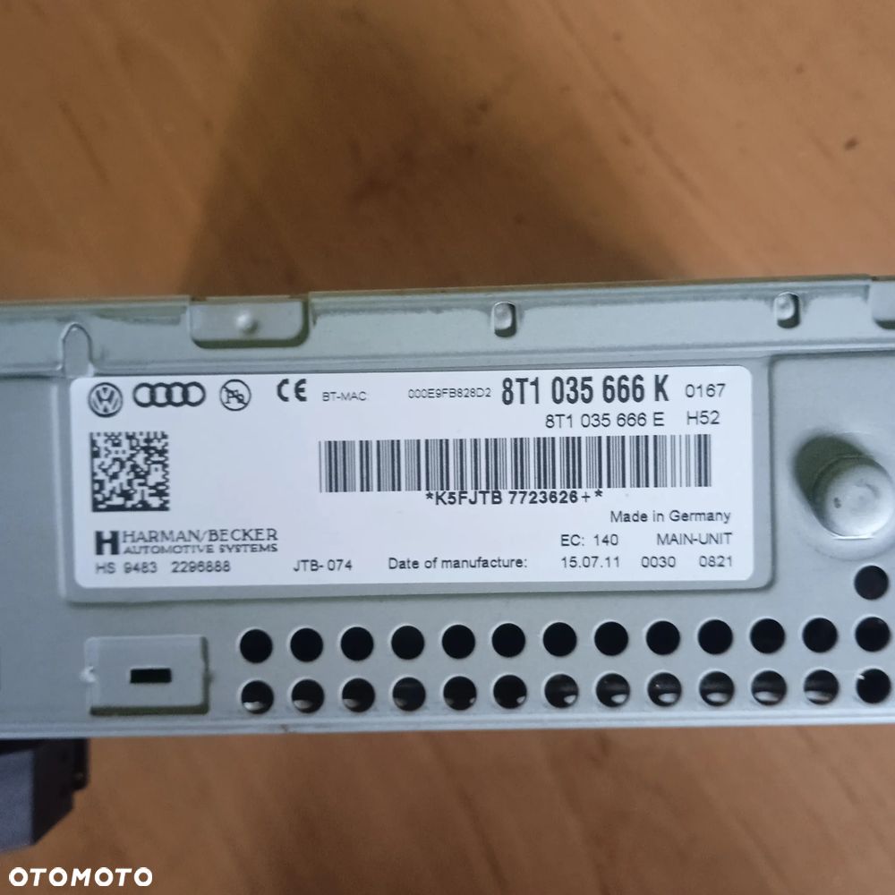 Czytnik nawigacji mmi 8T1035666K - 7
