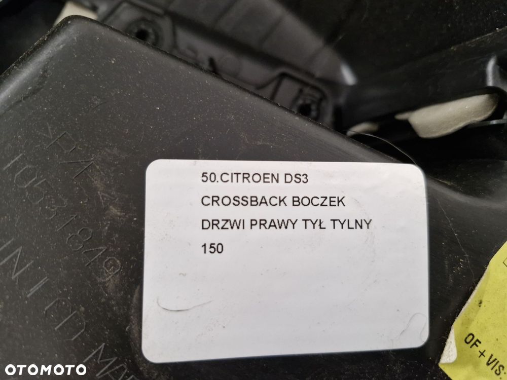 CITROEN DS3 CROSSBACK BOCZEK DRZWI PRAWY TYŁ TYLNY - 7