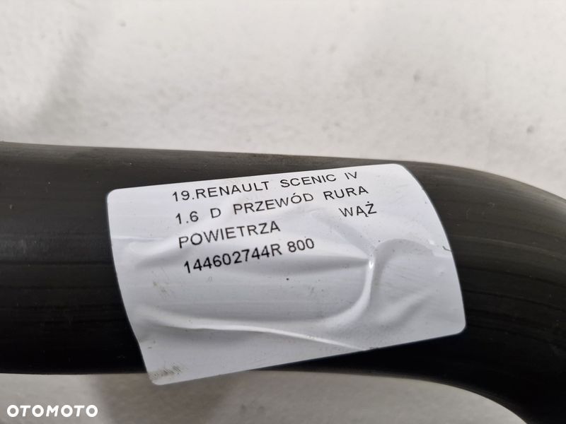 RENAULT SCENIC 4 IV 1.6 DCI PRZEWÓD RURA WĄŻ POWIETRZA 144602744R - 5