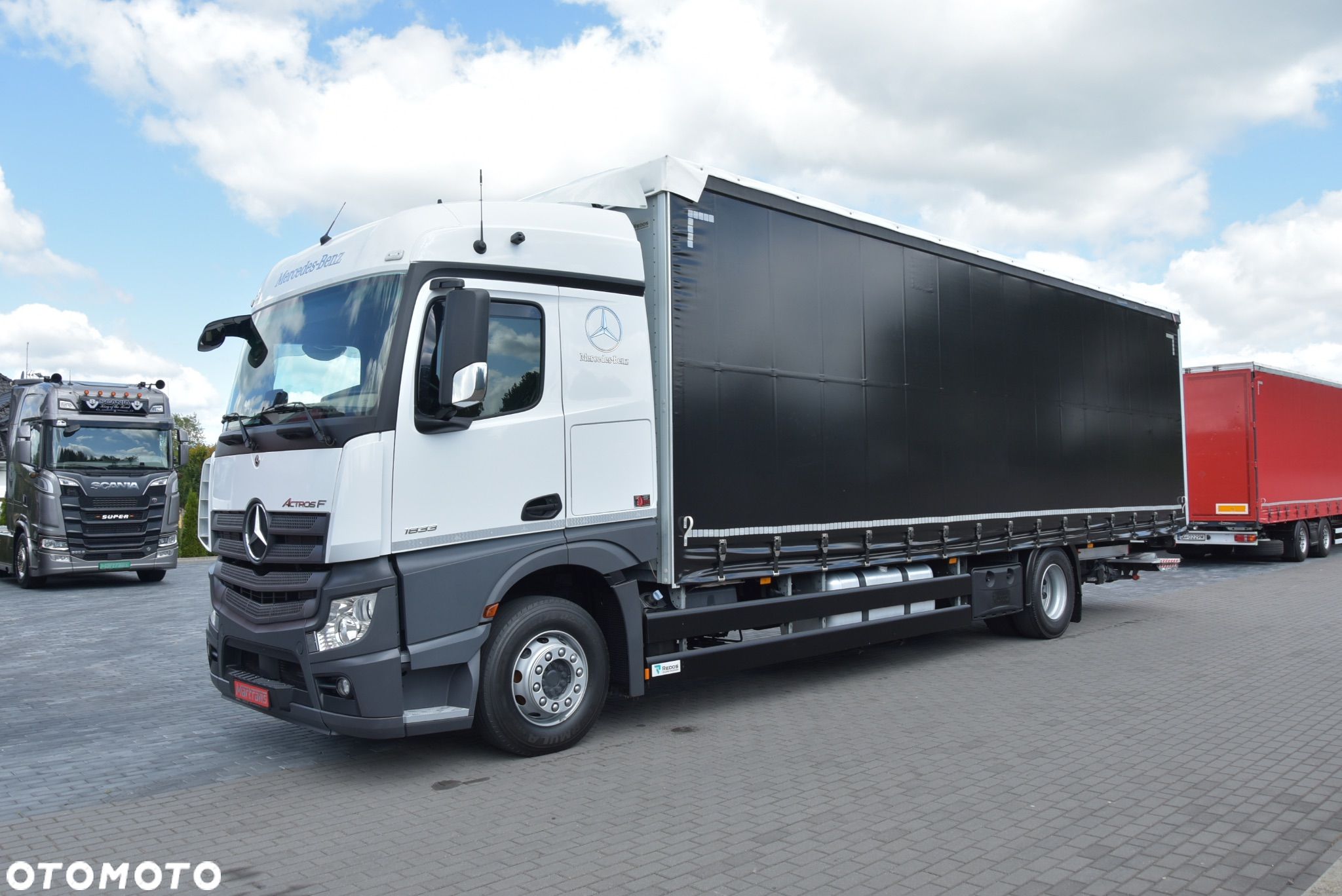 Mercedes-Benz ACTROS 18.330 / FIRANA 9,5 M / WINDA / ZABUDOWA REDOS / 24 PALETY / AUTOMAT / SALON POLSKA /SERWIS ASO MERCEDES / STAN IDEALNY !!!!! - 2