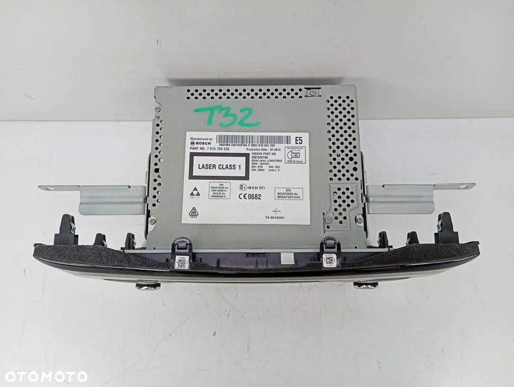 radio navi nawigacja ekran wyświetlacz nissan x-trail t32 2014-2017 259154et0a - 4
