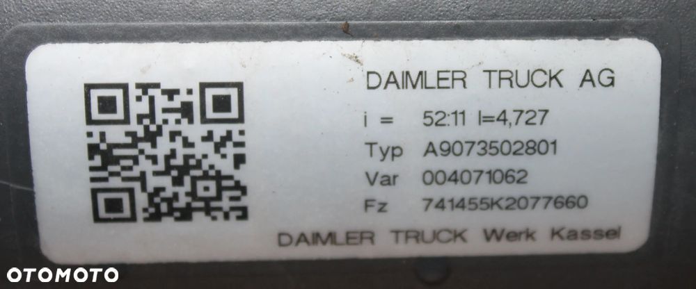 MOST DYFER VW CRAFTER SPRINTER 907 BLIŹNIAK 52:11 ZACISKI TARCZE - 3