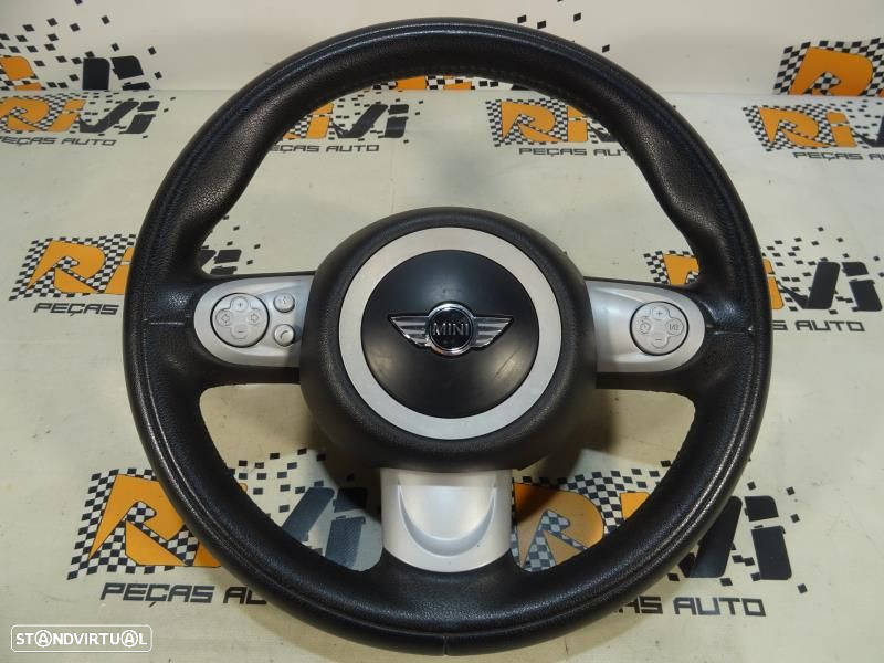 Volante Mini Mini (R56)  Volante Mini R56 De 3 Braços Em Pele - 2