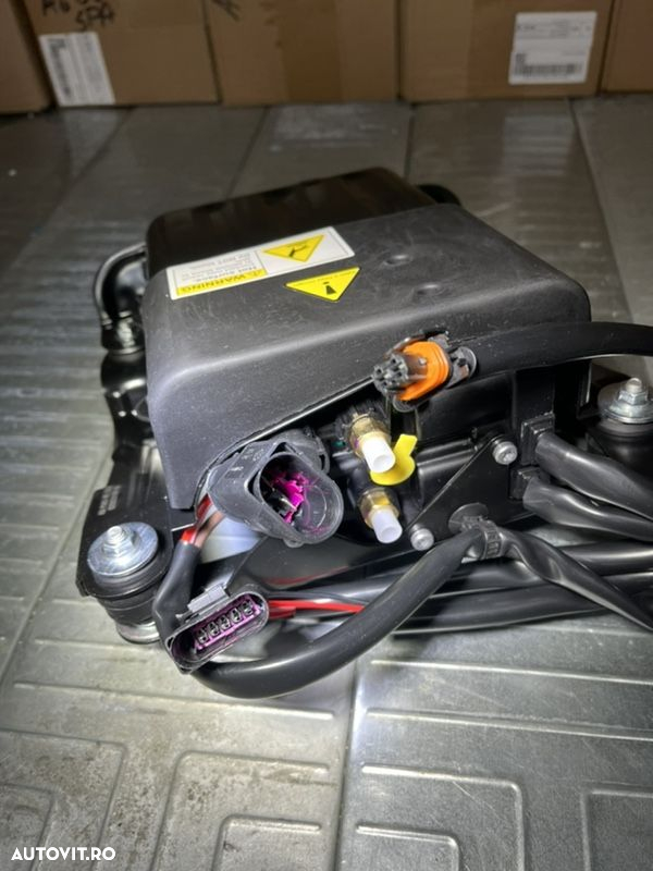 compresor perna aer Porsche panamera cayenne bloc de valve 970 turbo vw touareg phaeton audi q7 supapa audi a6 a7 a8 - 5