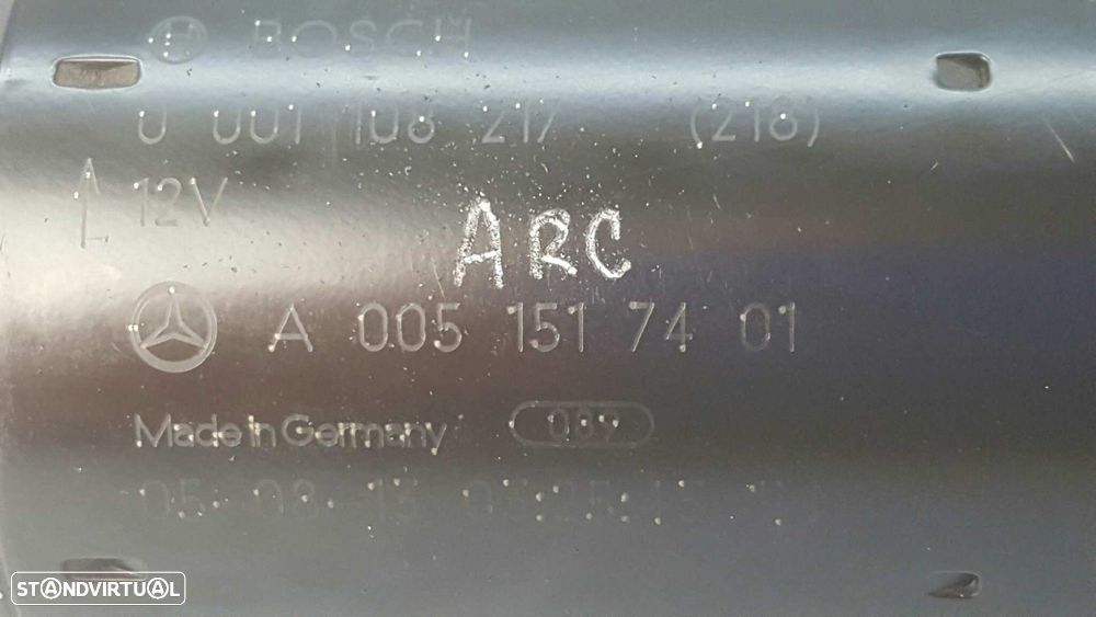 MOTOR DE ARRANQUE MERCEDES CLASE E (W212) LIM. 220 CDI BLUEEFFICIENCY (212.002) - 5