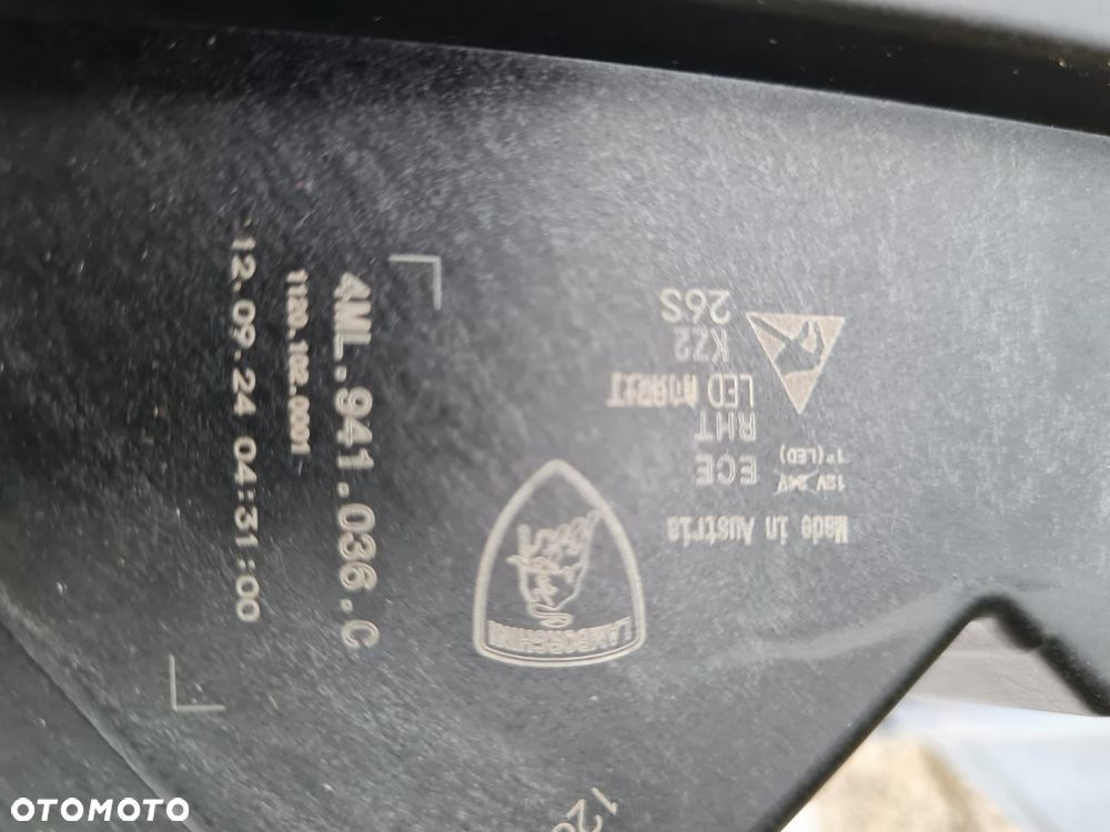 LAMBORGHINI URUS 4ML Kompletne Lampy przód Full Led Matrix Tecnica Led 4ML941035C 4ML941036C - 15