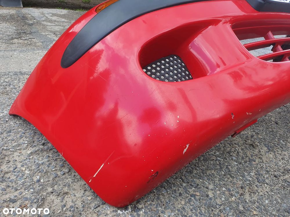 DAEWOO MATIZ ZDERZAK PRZÓD PRZEDNI CZERWONY KOMPLETNY - 3