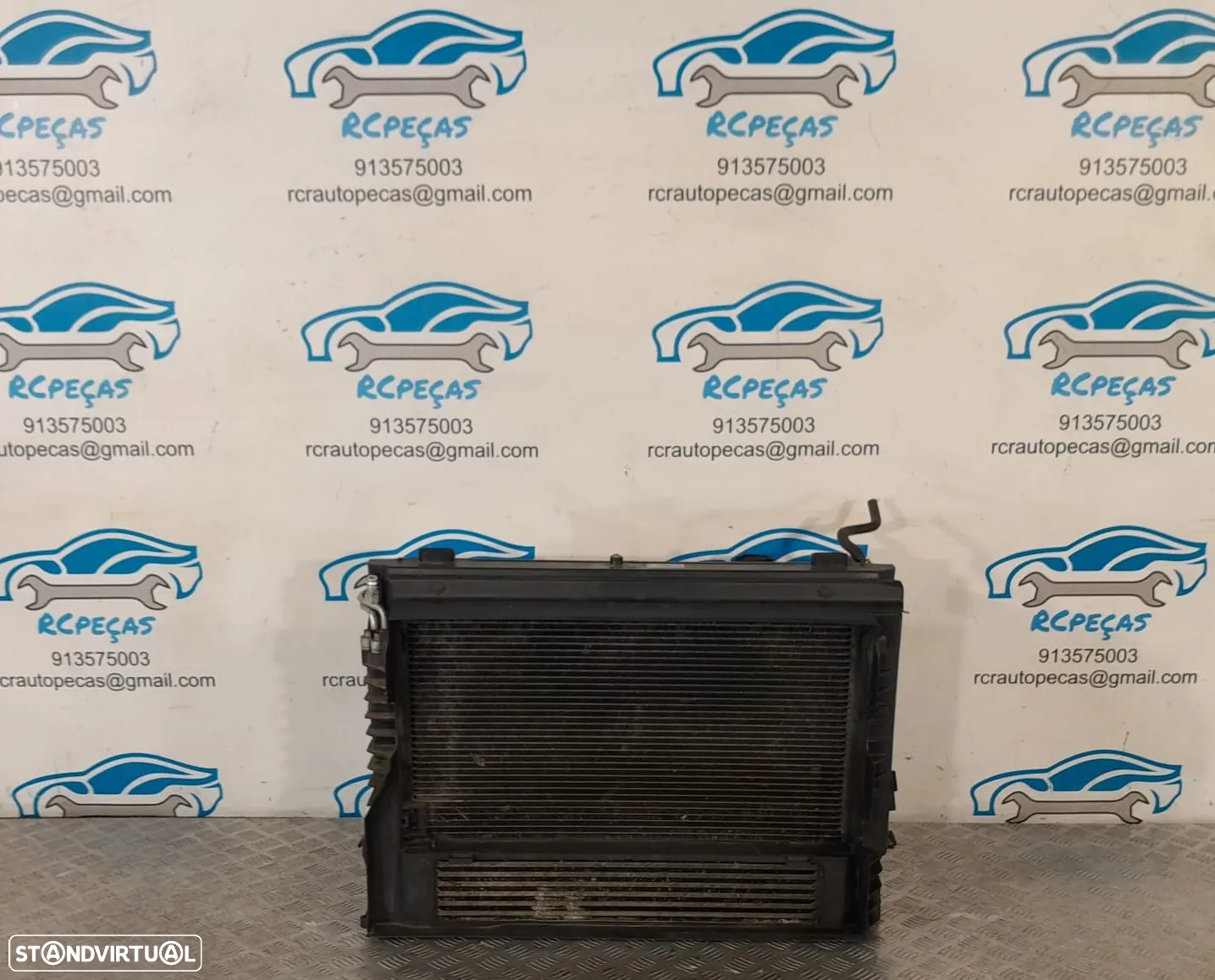 RADIADOR VENTILADOR INTERCOOLER BMW SERIE 5 E60 SEDAN CARRO 64509122827 9122827 17117795878 7795878 17517787446 7787446 17217787447 7787447 TERMOVENTILADOR - 3