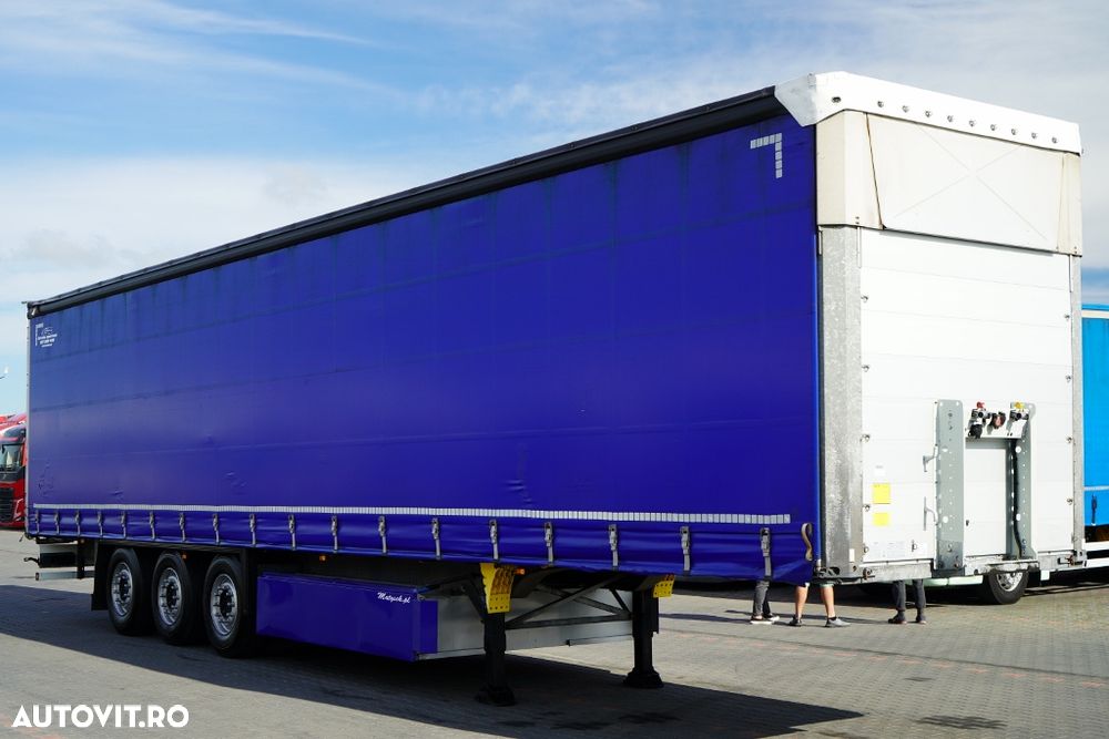 Schmitz Cargobull CARGOBULL / CORTINĂ / STANDARD / AXĂ RIDICATĂ / ACOPERIȘ RIDICAT / COȘ PENTRU PALEȚI / - 9