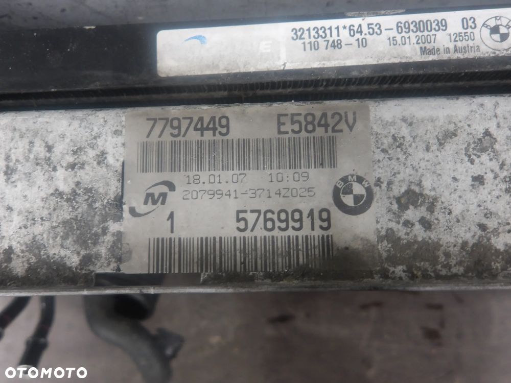 BMW E91 KOMBI 2.0D KOMPLET CHŁODNIC WODY KLIMATYZACJI POWIETRZA 6930039 7524916 - 7