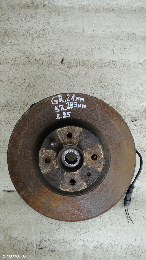LANCIA MUSA FIAT IDEA PIASTA ZWROTNICA TARCZA LEWA PRZÓD PRZEDNIA 1.9JTD - 1
