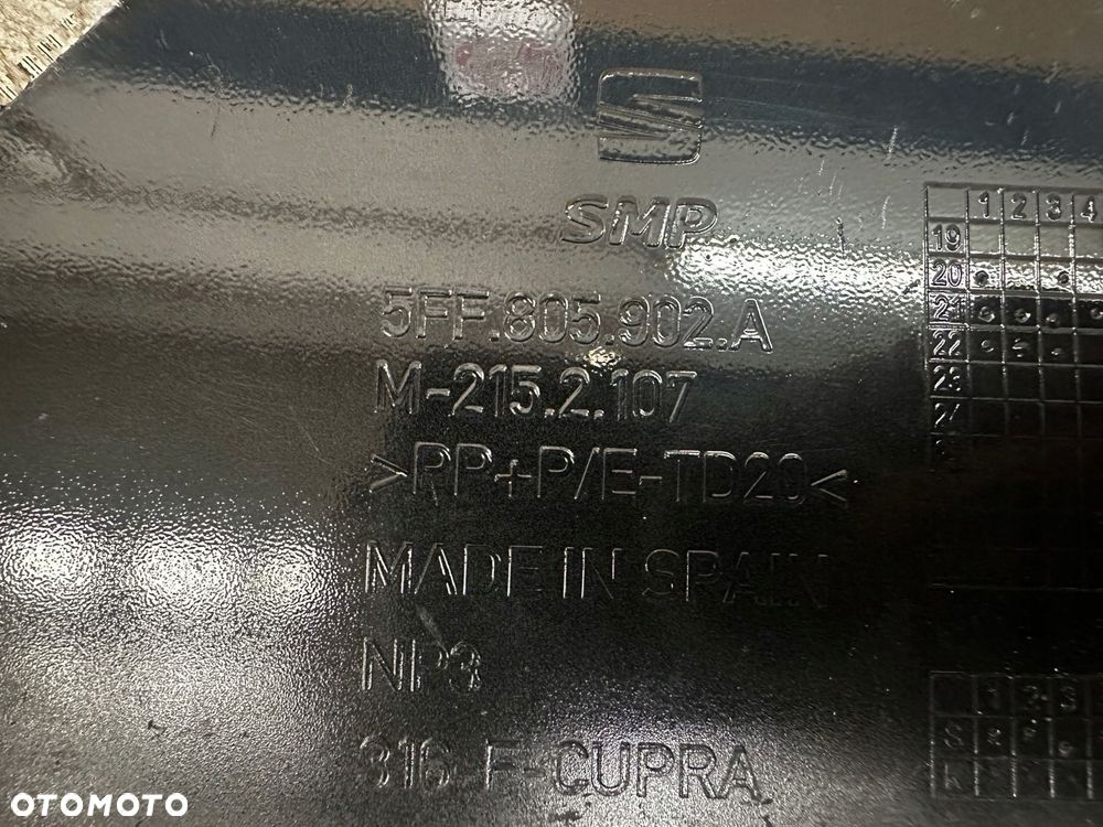 DOKŁADKA ZDERZAKA PRZÓD CUPRA FORMENTOR 5FF805902A - 6