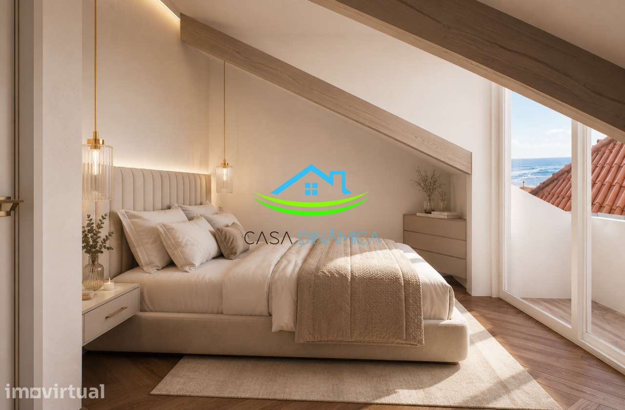 Duplex T2 Novo com 2 Terraços e Vista Mar a50 metros da Praia de Buar - Grande imagem: 4/28