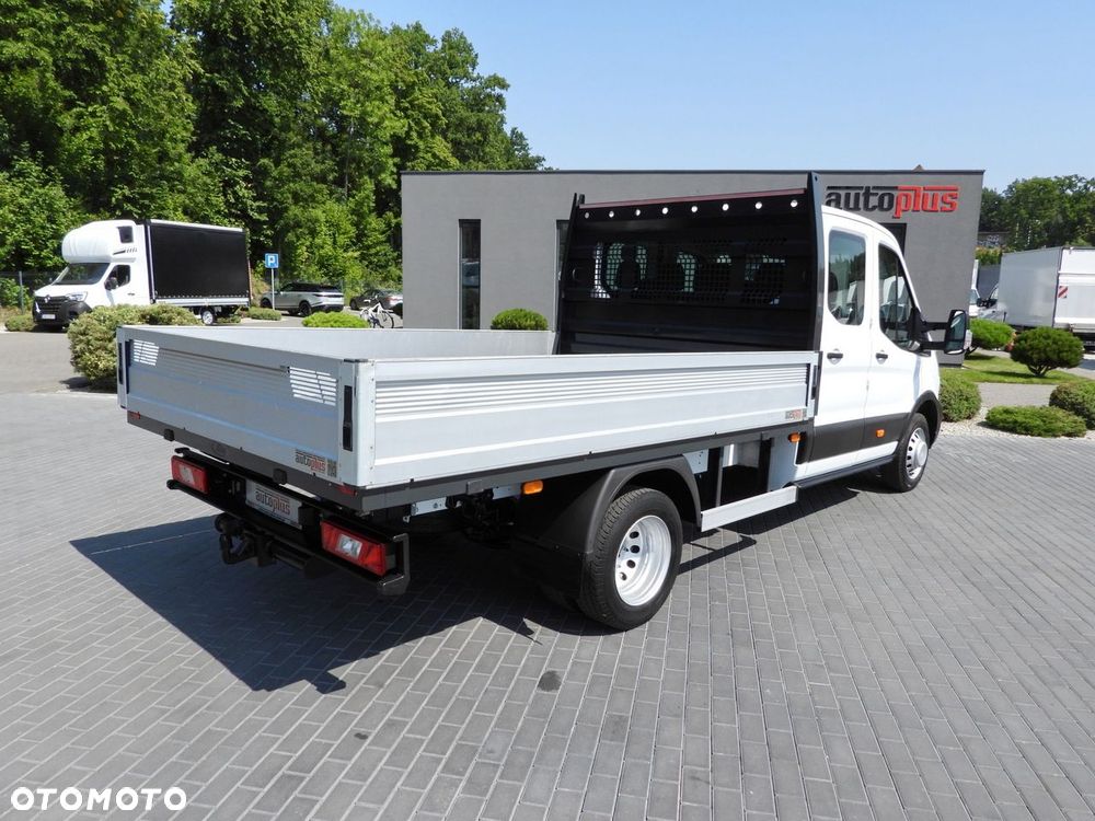 Ford TRANSIT SKRZYNIA PODWÓJNA KABINA DOKA 7 MIEJSC BLIŹNIACZE KOŁA KLIMATYZACJA  130KM - 4