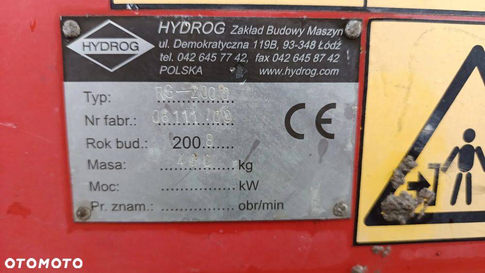 Dynapac CC234HF + rozsypywacz grysów HYDROG RG-2000 - 11