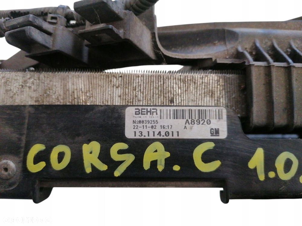 chłodnica klimatyzacji opel corsa c 1.0 13114011 - 3
