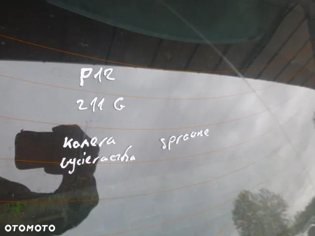 KLAPA TYŁ TYLNA KOMPLETNA NISSAN PRIMERA P12 01-07 HB KOMPLETNA KOLOR Z11G - 11