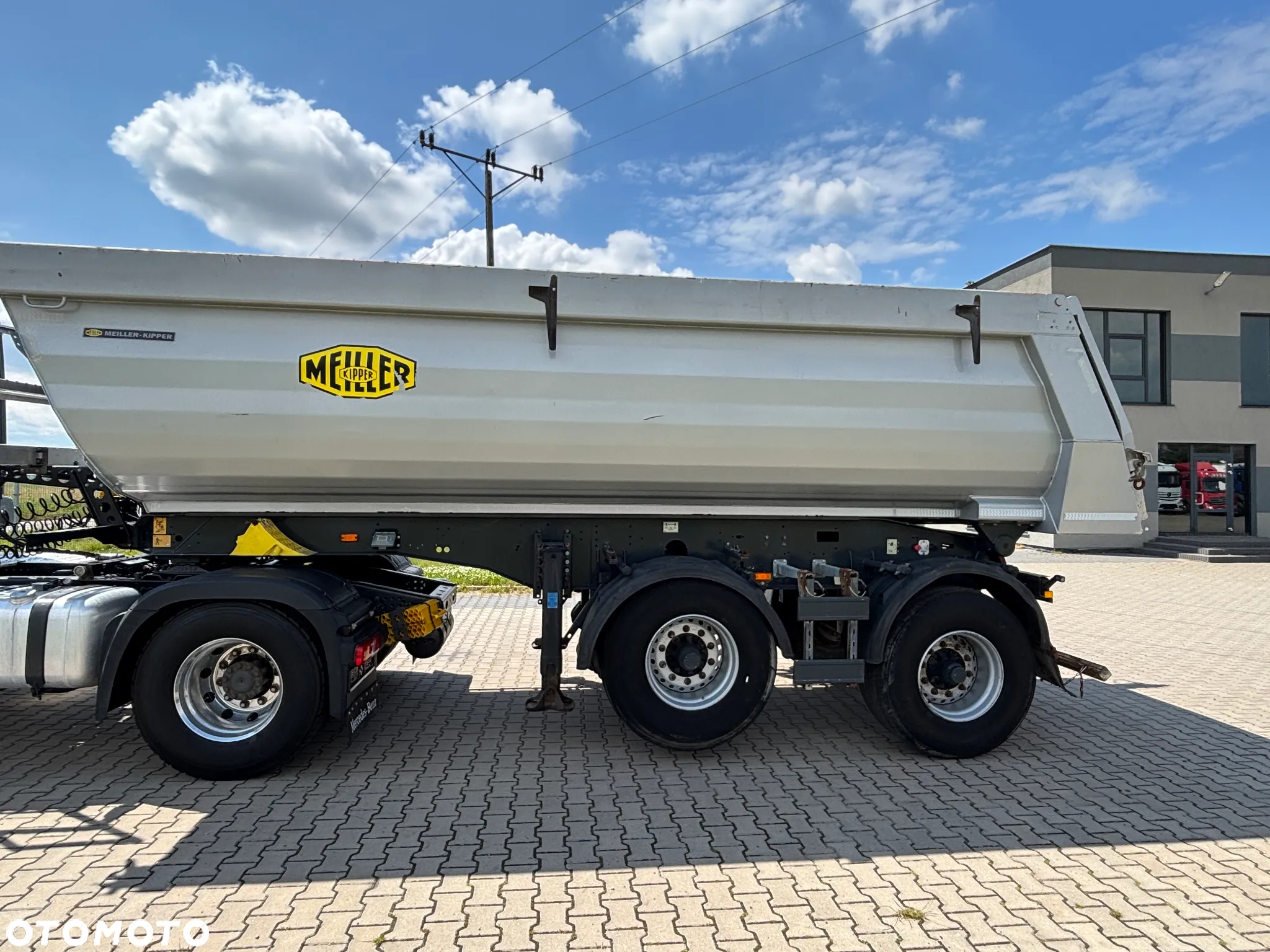 Meiller KISA 2 wywrotka stalowa 24m3 , (schwarzmuller, carnehl, schmitz) dwie osie , szeroki rozstaw , nacisk na oś 11000 kg. - 3