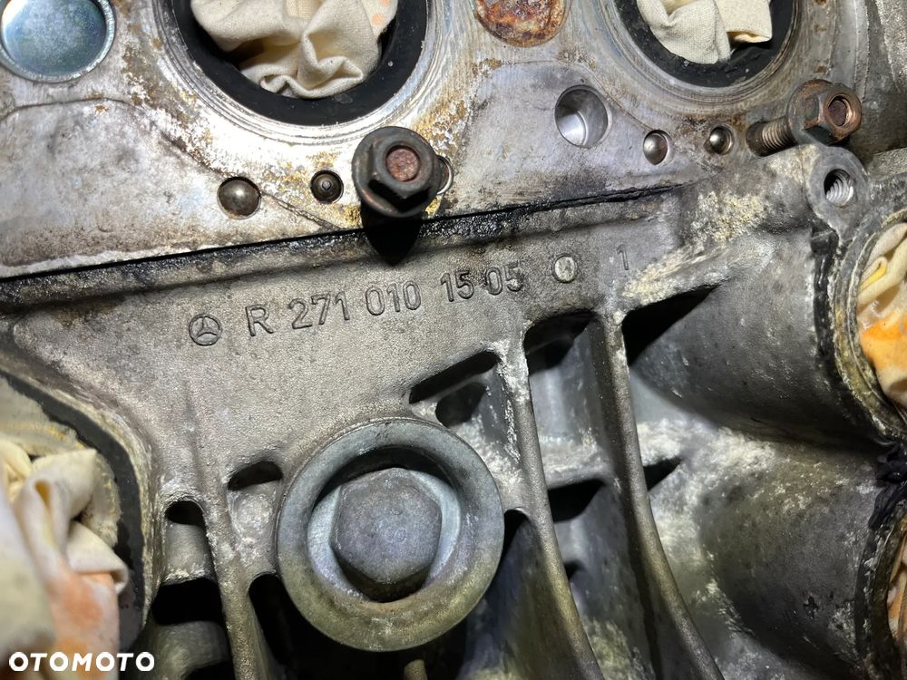 Silnik 1.8 kompresor Mercedes E200 W211 163 KM blok glowica 271941 271.941 - 7