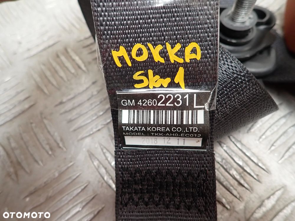 PAS BEZPIECZEŃSTWA LEWY PRZÓD OPEL MOKKA X 42602231L - 2