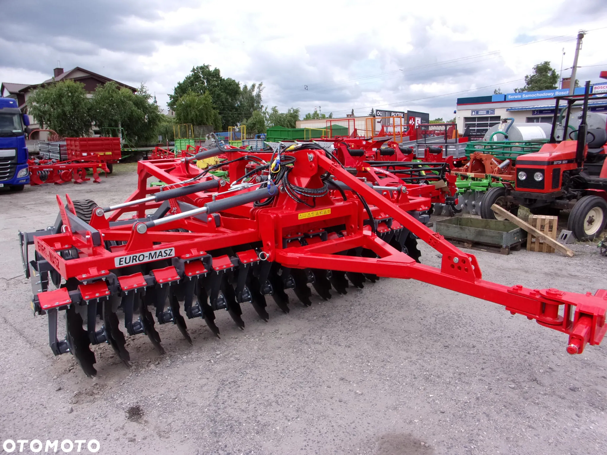 Inny Agregat uprawowy, brona talerzowa ciężka hydraulicznie składana BTCH Euro-Masz 4,0 metry, Agregat uprawowo siewny talerzowy ATUS-300 METANGA z wałem oponowym - 10