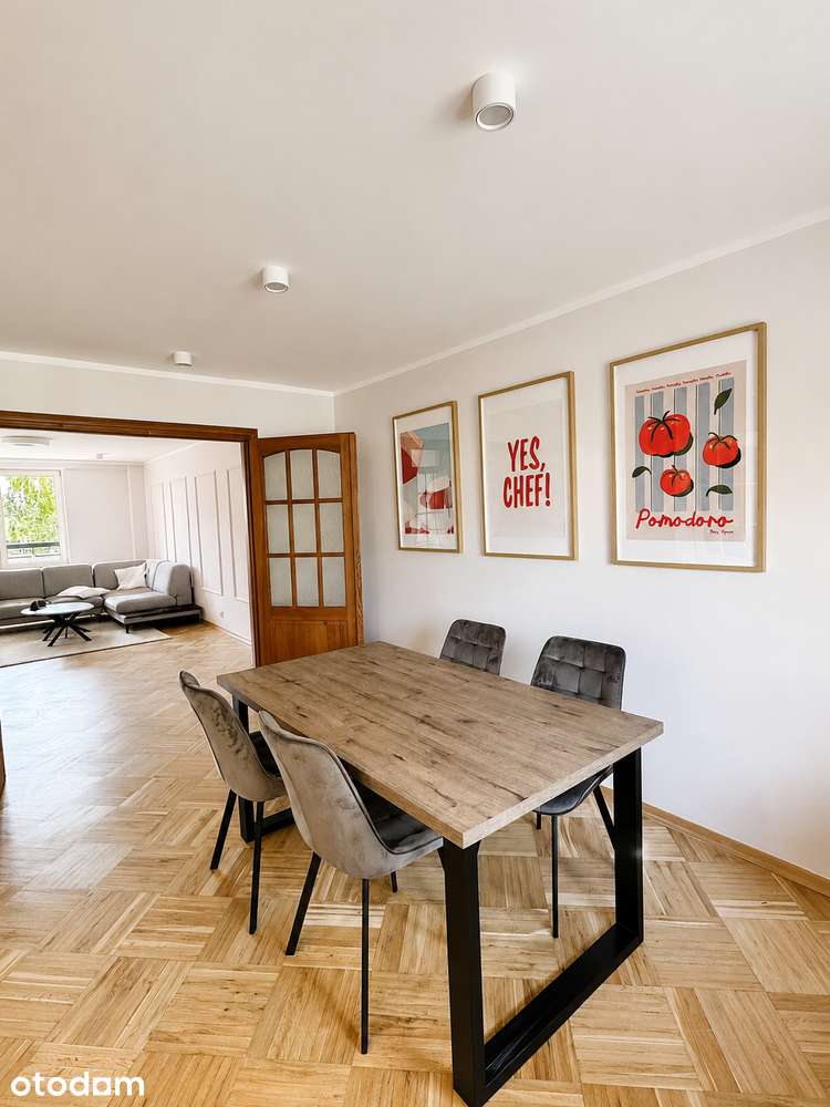 Pierwszy najem|87,3 m²|Saska Kępa| 200 m od Francuskiej| Bezpośrednio