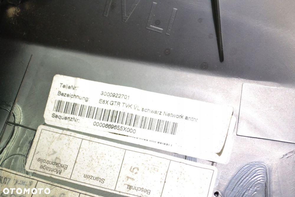BOCZEK TAPICERKI DRZWI LEWA PRAWA KOMPLET BMW E81 E82 E88 7122654 - 7