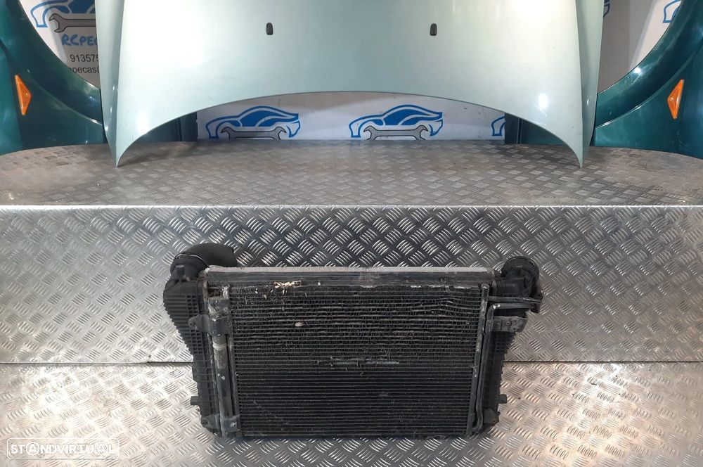 FRENTE COMPLETA FORD MONDEO III 3 MK3 CAPOT PARACHOQUES GUARDA-LAMAS OTICAS RADIADOR VENTILADOR FRENTE FIBRA REFORÇO - 6