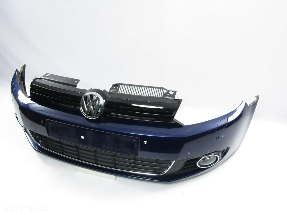 Zderzak przedni VW Golf 6 Hatchback Spryskiwacze / Pdc-4 Lakier LC5B - 9
