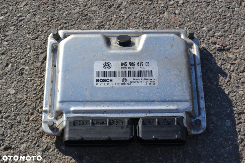 VW AUDI SEAT SKODA 1,4 TDI KOMPUTER STEROWNIK SILNIKA 045906019CE 0281013179 - 1