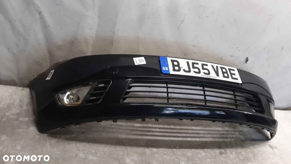 % ZDERZAK PRZÓD PRZEDNI FORD FIESTA MK6 6 VI D2 CZARNY HALOGENY - 4