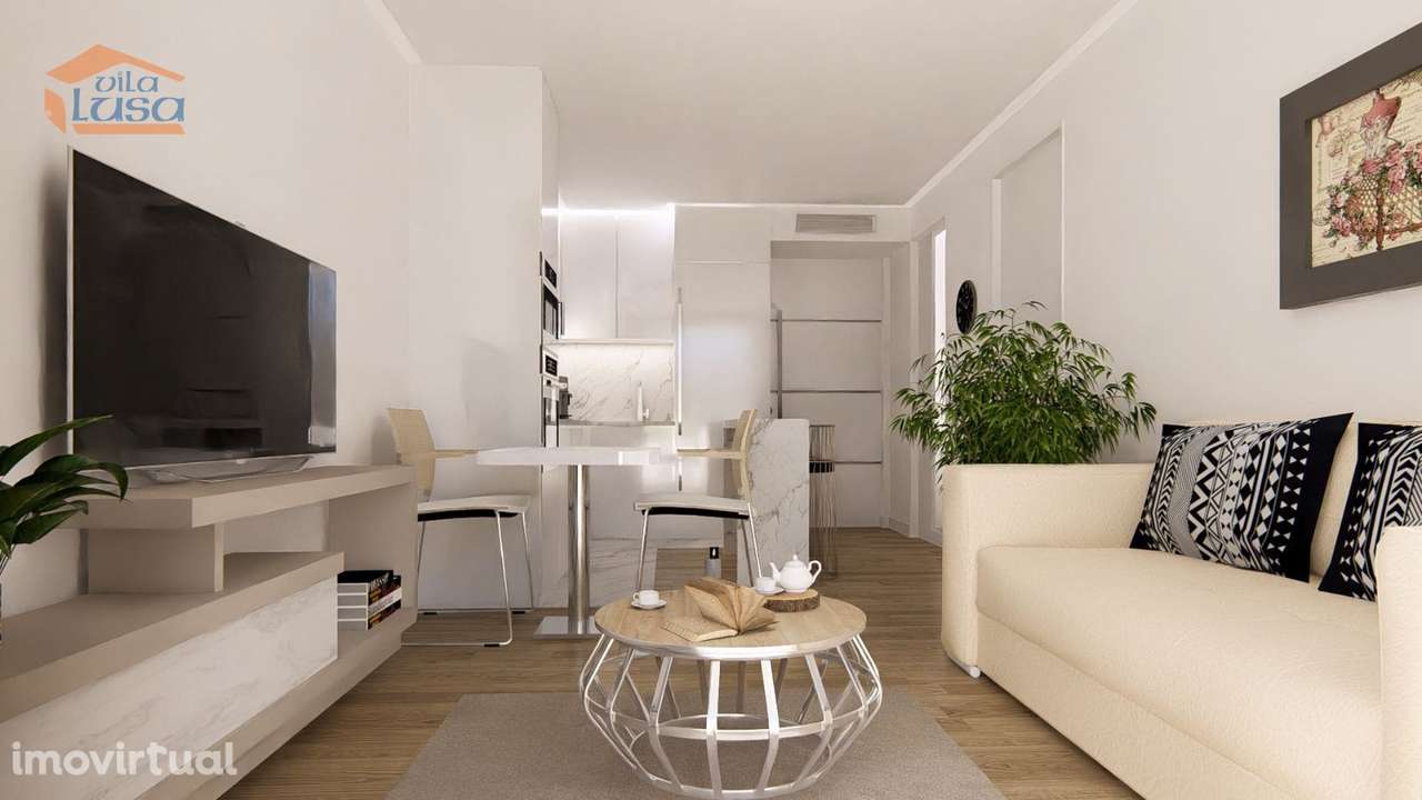 Apartamento T1 Novo com garagem em Vilar de Paraiso, Vila Nova de Gaia - Grande imagem: 4/30