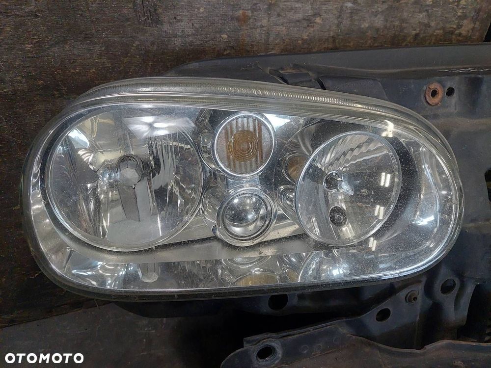 KOMPLETNY PRZÓD MASKA ZDERZAK LAMPA PAS PRZEDNI VW GOLF IV LB5N - 8