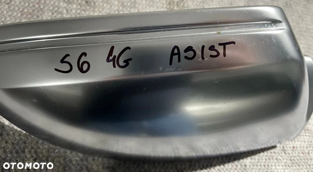 Audi A6 S6 C7 obudowa lusterka chrom alu prawa asystent - 7