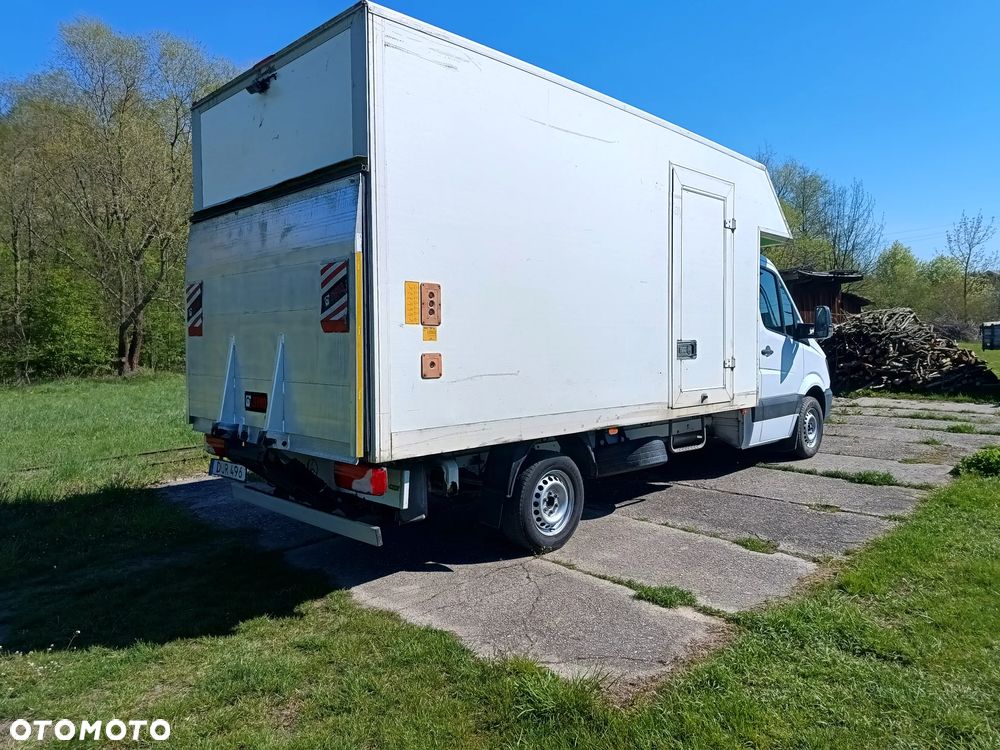 Mercedes-Benz Sprinter KONTENER+ winda ZEPRO (750kg) 2.1 diesel 163kM automat 2015 rok ROZSTAW OSI MAXI 4,34m ZADBANY! - 10