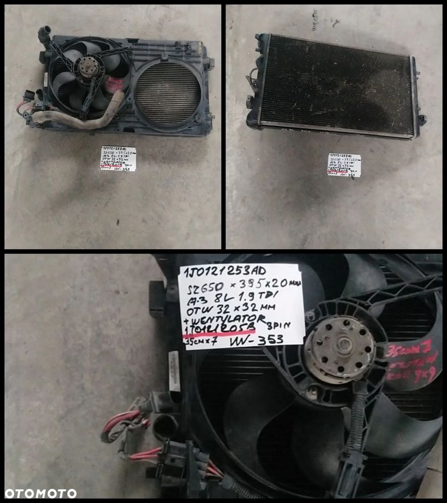 VW AUDI SEAT SKODA CHŁODNICA WODY AUKCJA NR1 - 18