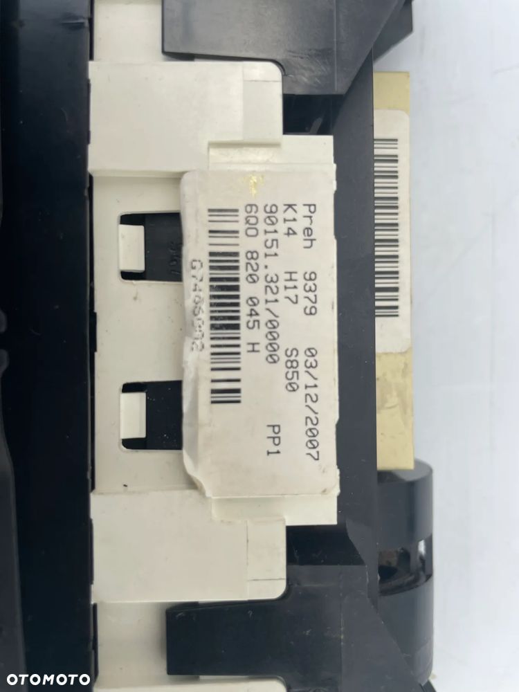 Panel klimatyzacji vw Polo 9N LIFT 6Q0820045H 6Q0819445 - 6