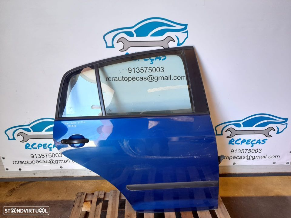PORTA TRASEIRA TRÁS DIREITA VOLKSWAGEN GOLF V 5 MK5 5M PLUS FECHO ELEVADOR MOTOR PUXADOR VIDRO